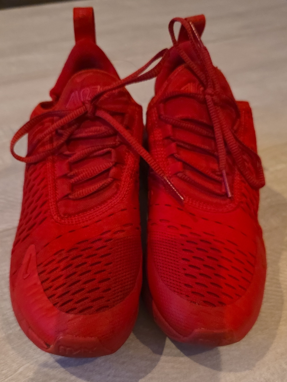 Nike Kids All-Red Lace-Up Sneakers